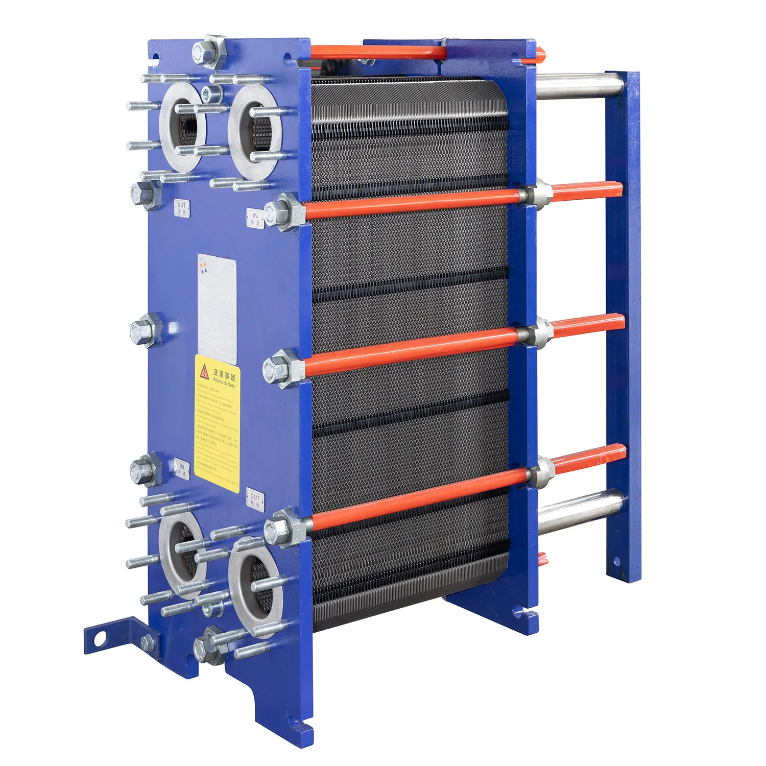 Stainless Steel Wide Gap Plate Heat Exchanger | Energy-Saving Low-Maintenance Unit for and Engine Cooling with Long Service Life