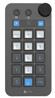 AJAZZ AKP03E/AKP05E/N1 Console Toetsenbord Desktop Assistent Paneelcontroller Voorraadhandel Live streaming Audio Mixing Programmeerbaar