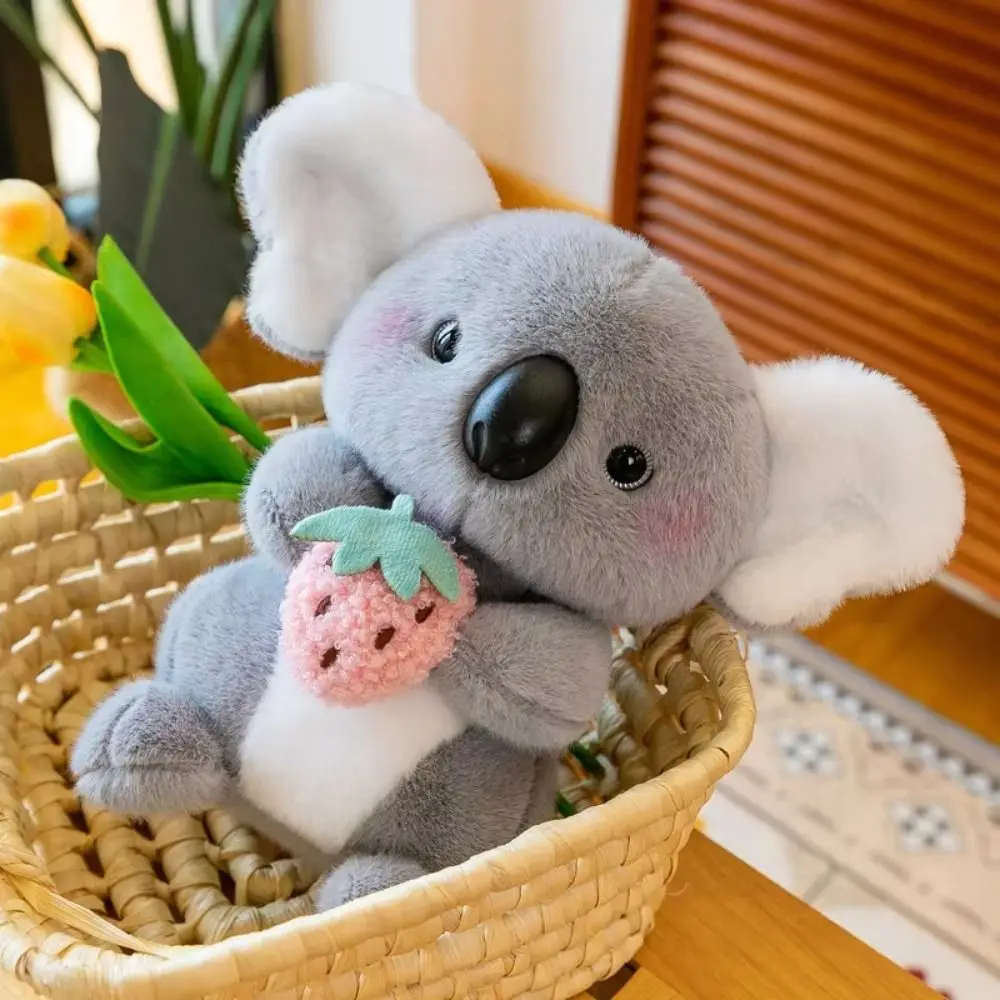 

Desktop Decoration Cartoon Elephant Plush Toy Simulation Fluffy Koala Plush Doll Soft 25cm Animal Plush Toy Festival Party Decor
