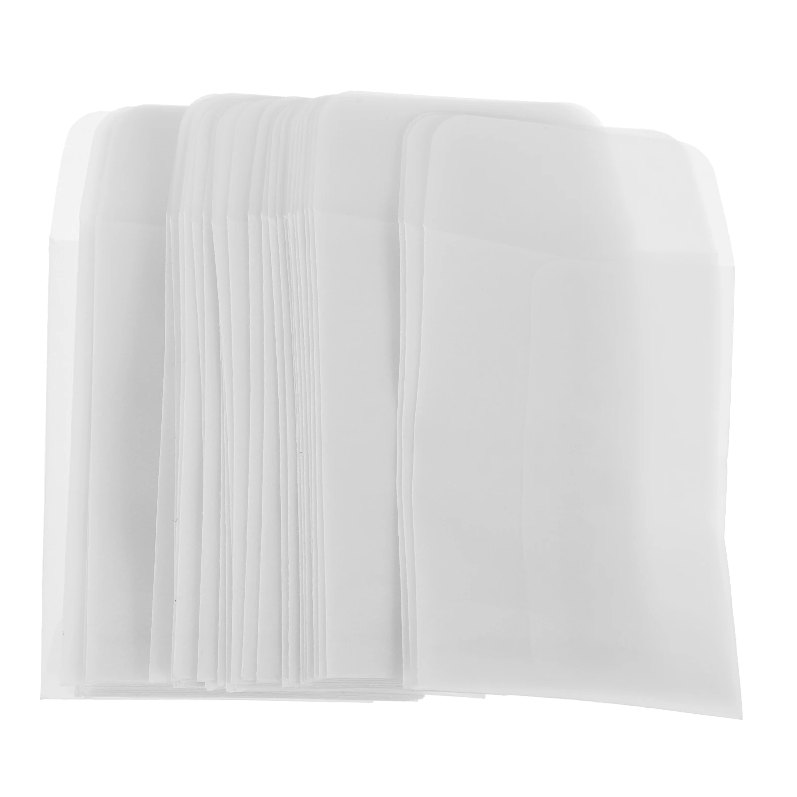 

50 Pcs Mini Envelopes 6x8CM Cellophane Bags for Jewelry Earrings Rings Photo Cards Hangtag Storage Coin Envelope Small Parts