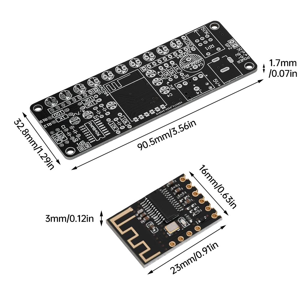 PAM8406 Bluetooth Speaker Kit DIY Soldering Project USB Electronic Amplifier Home Stereo Speaker DIY Kit for Leaning Soldering