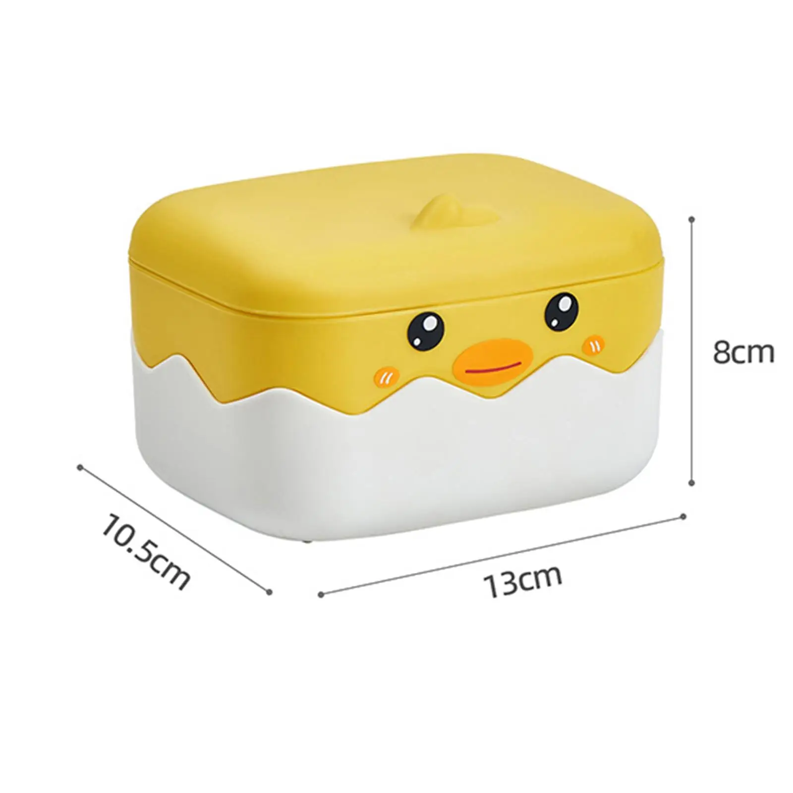 Self Draining Soap Dish Cute Durable Soap Saver for Bathroom