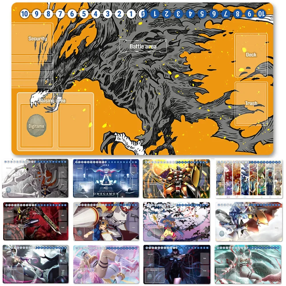 Board Game Digimon Playmat Size 60X35 cm Play Mats Compatible for DTCG TCG CCG-2993006