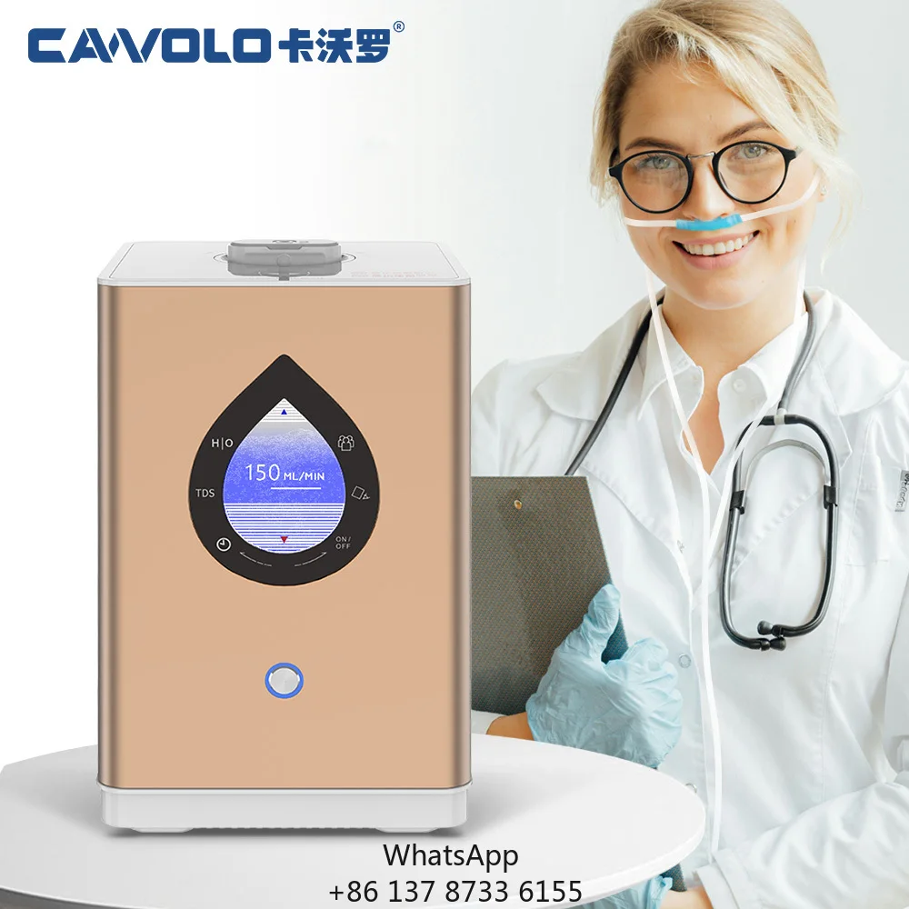 

Portable Pem Oxy Hydrogen And Oxygen Breathing Inhalation Machine Multifunctional Hydrogen Gas Inhaler Generator 150ml Brown Gas