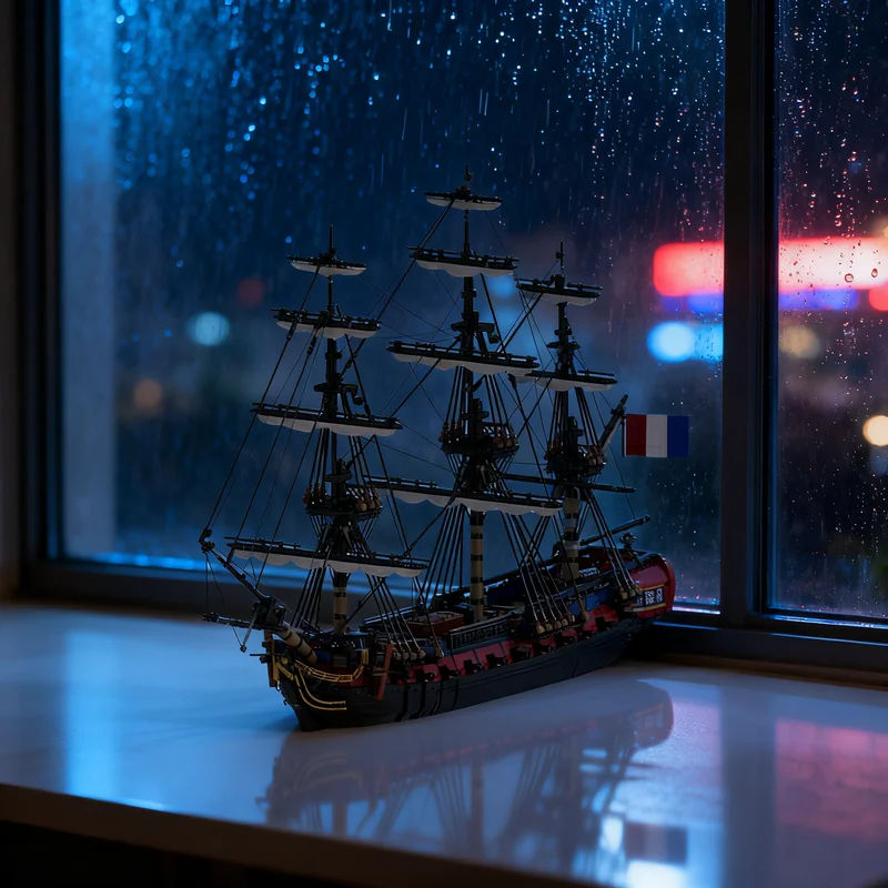 

6148 деталей MOC: Французский фрегат L'Emeraude – модель для сборки, креативный подарок, коллекционный декор, премиум-класс для детей и взрослых