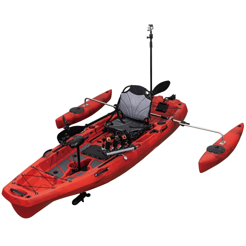 Modular Kayak Easy transport 2 Section Pedal Drive or Electric trolling Motor Kayak Stabilizer Float Fishing Kayak Pedal Drive