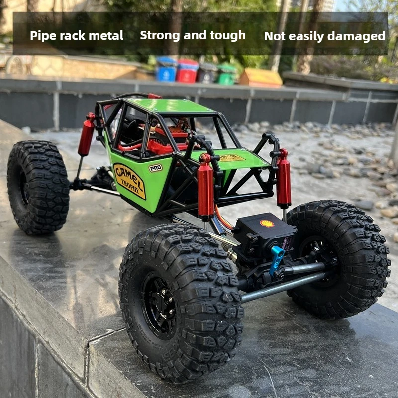 RC Car 1/10 Simulation 4WD RC Climbing Car Model Professional Differential Lock Electric Remote Control Off-road Vehicle Gift