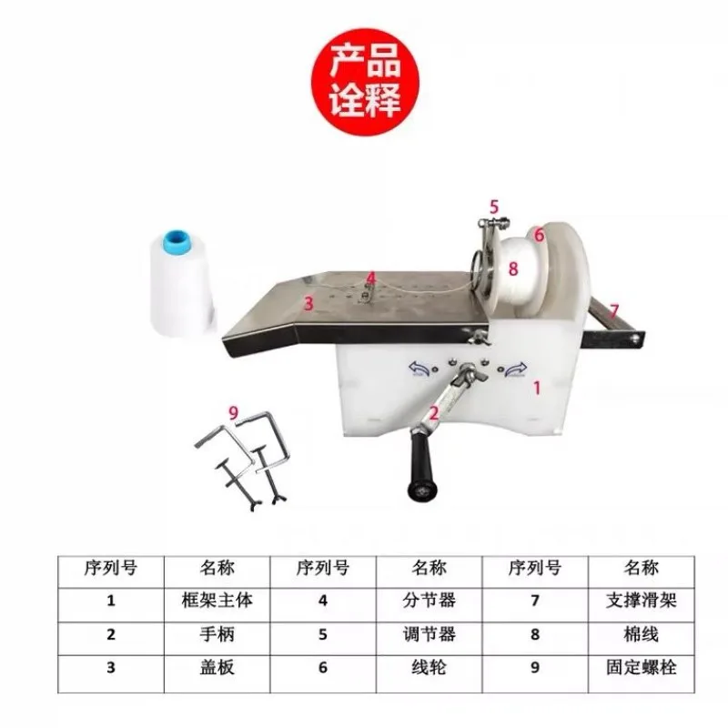 آلة لف السجق المكرنك اليدوية، وصلة ربط ربط المواد الغذائية اليدوية المحمولة #3