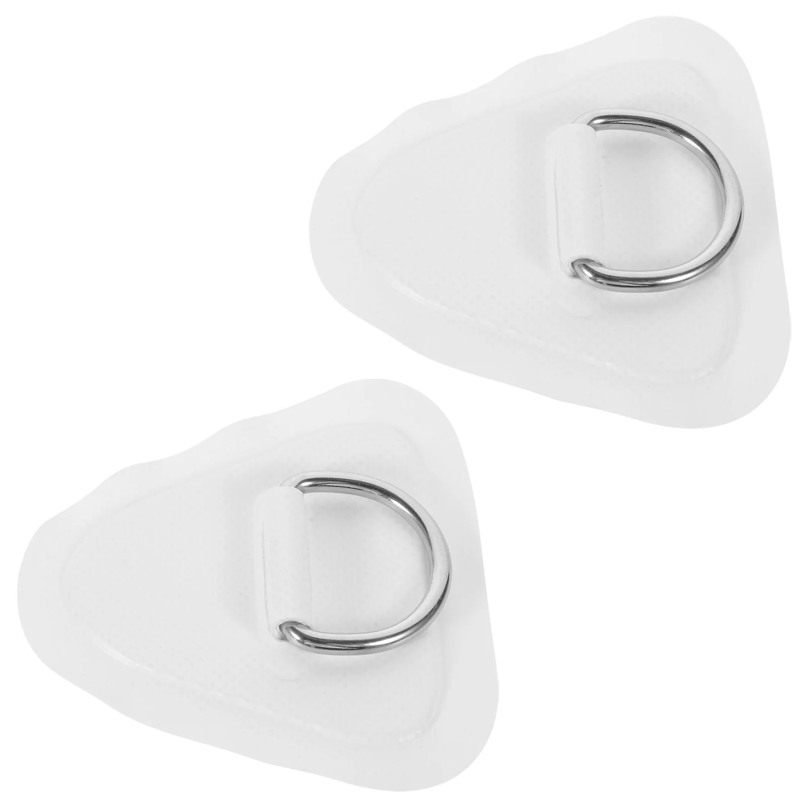 

2pcs Kayak Accessories Black PVC Patch Stainless Steel D Buckles for Inflatable Boat Cord Fixator Paddle Board Supplies kayak