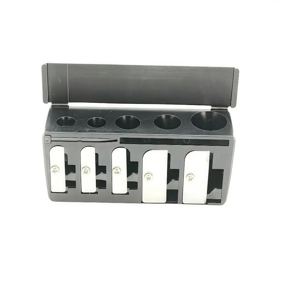 5 Holes Pencil Sharpener Multi-functional Plastic Students Manual Sharpener with Lid Easy To Clean Cosmetic Pencil Sharpener