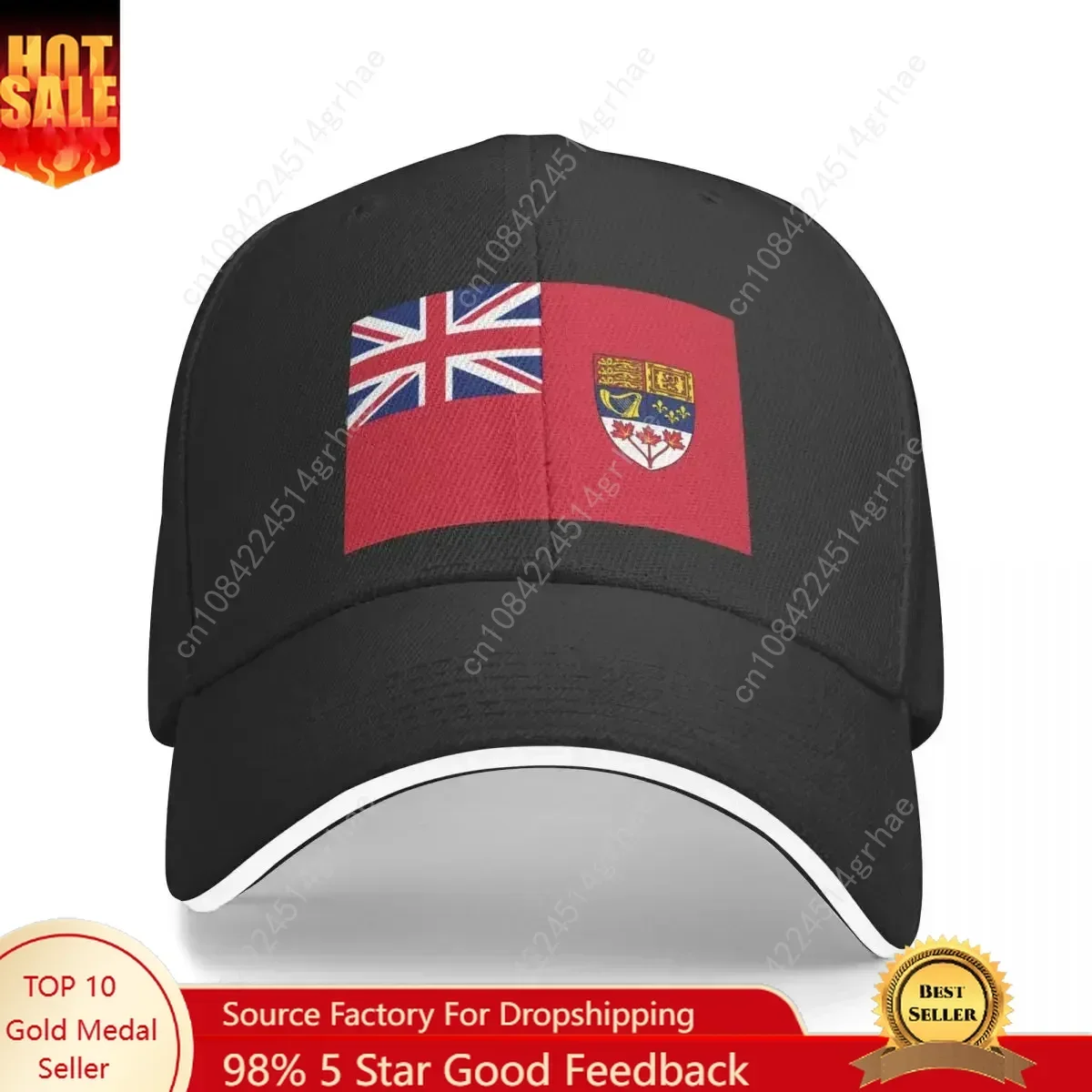 

Canada Red Ensign Flag vintage canadian symbol HD High Quality Online Store Baseball Cap custom Hat Woman Men's