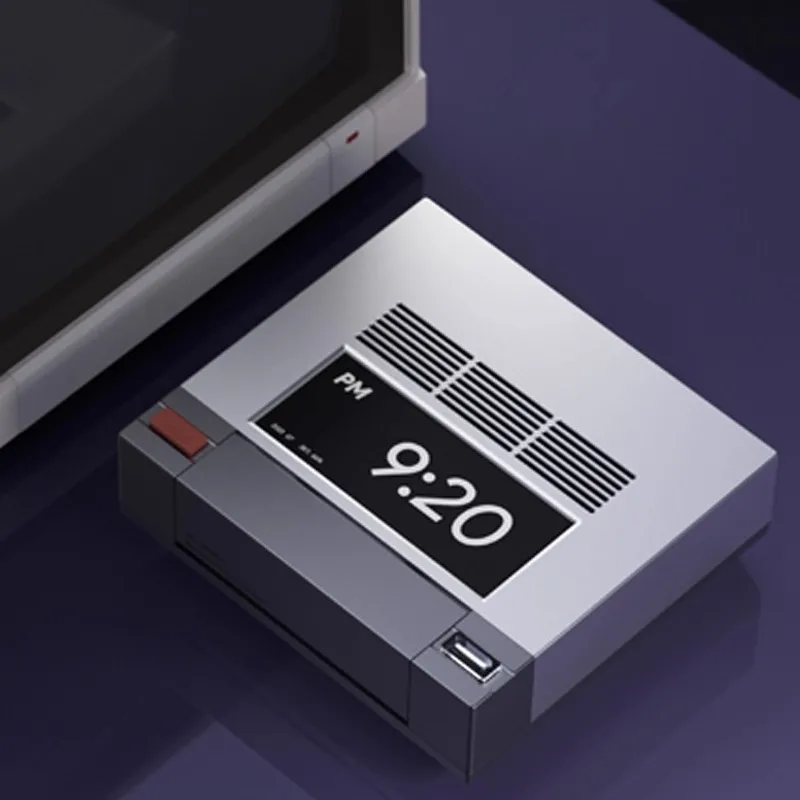 كمبيوتر صغير Am02 Amd Ryzen 8845hs 1 تيرابايت 32 جيجابايت مع 4 بوصة متعددة الوظائف تعمل باللمس شاشة ثانوية وحدة تحكم ألعاب ريترو سطح المكتب مضيف صغير