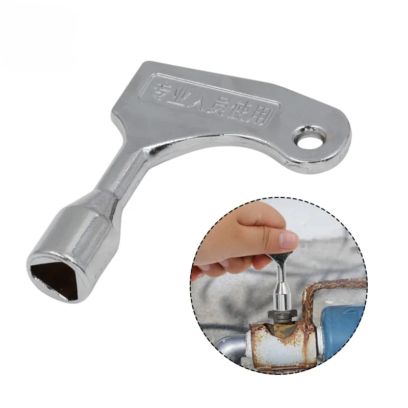 Wrench Key Professional Plumber Triangle Key for Electric Cabinet Train /Subway/ Elevator/ Water Meter Valve Wrench Key