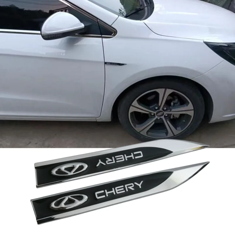 3D Metal Emblem Badge Decal Sticker Fender Side For CHERY TIGGO 7 8 PRO Accessories