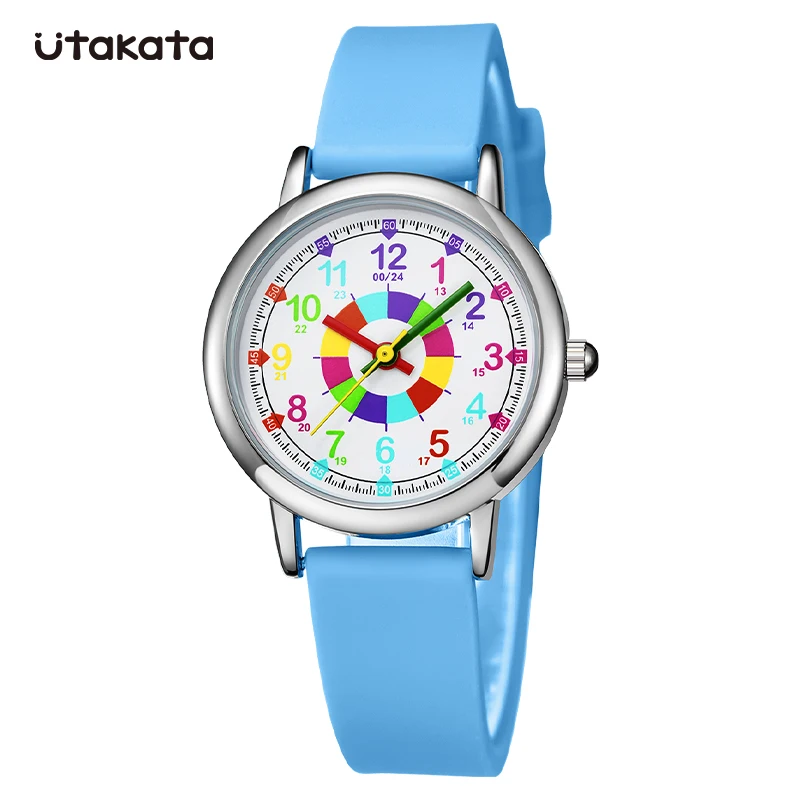 

Utakata Rubber Strap Women Watches Fashion Design Ladies Clock New Brand Woman's Quartz Wristwatches Students relogio feminino