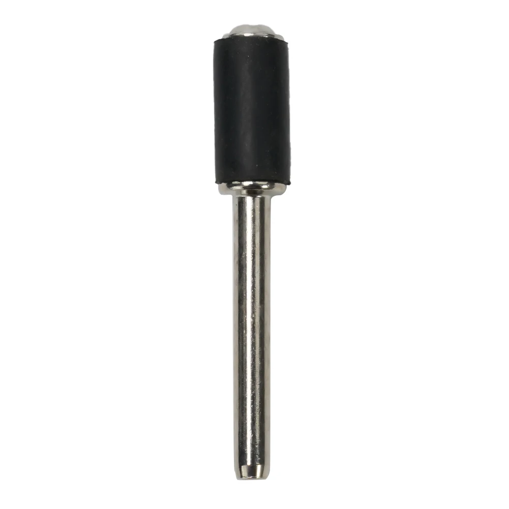 5Pcs Sanding Drum ชุด12.7/6.35/9.5มม.ยาง Mandrel 1/8นิ้วกลองกระดาษทรายวงกลมชุดสำหรับเครื่องมือโรตารี่
