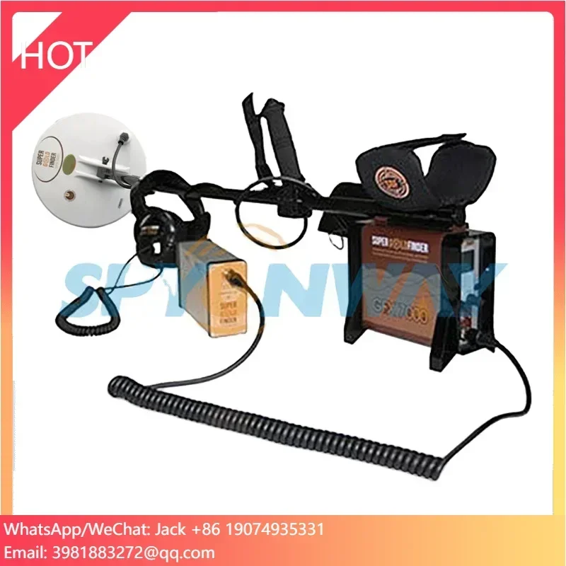 Portable Long Distance Gold Detectors, Long Range Metal Detector Battery Bag Gold Detector Machine
