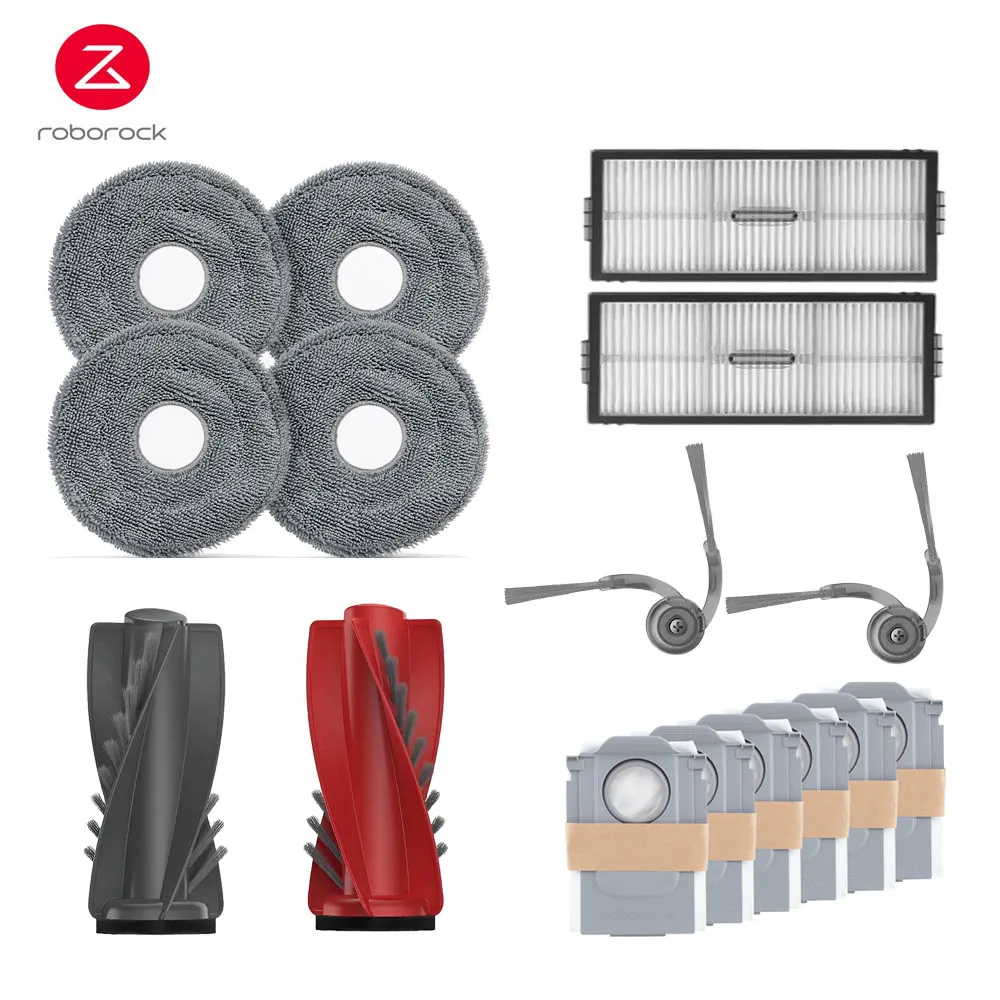 Echte Roborock Saros 10R Accessoires Hoofd-/Zijborstel Mop Doek Stofzak Filter G20s Ultra Stofzuiger Onderdelen Origineel