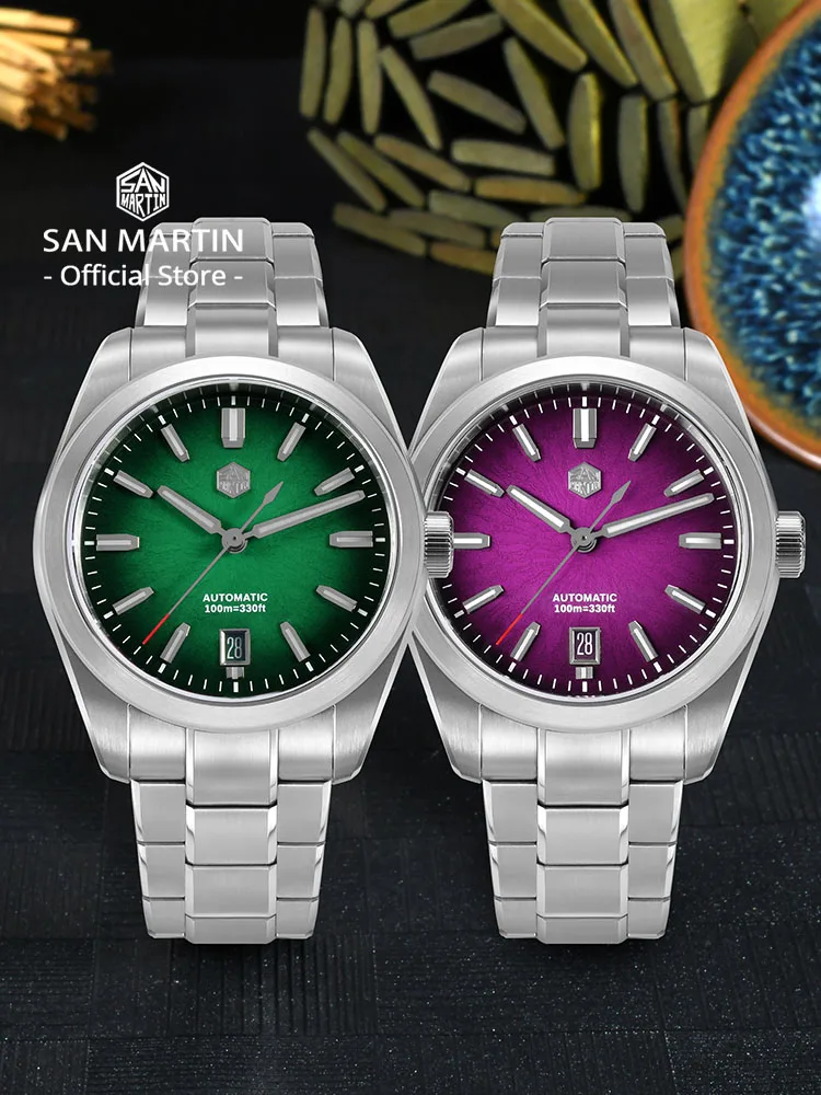 San martin 36/39/42mm sn0144 jianzhan dial gaada relógio miyota