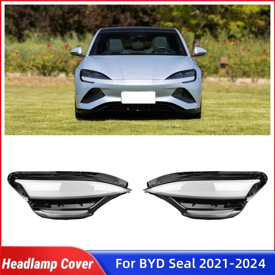 byd-seal-2021-2022-2024-車内スペアパーツ-フロントヘッドランプ-ランプカバー-ガラスランプシェル