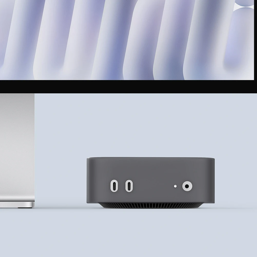 Силиконовый чехол для Mac Mini M4/M4 Pro 2024, мягкий чехол, силиконовый защитный чехол, противоударный, устойчивый к падениям