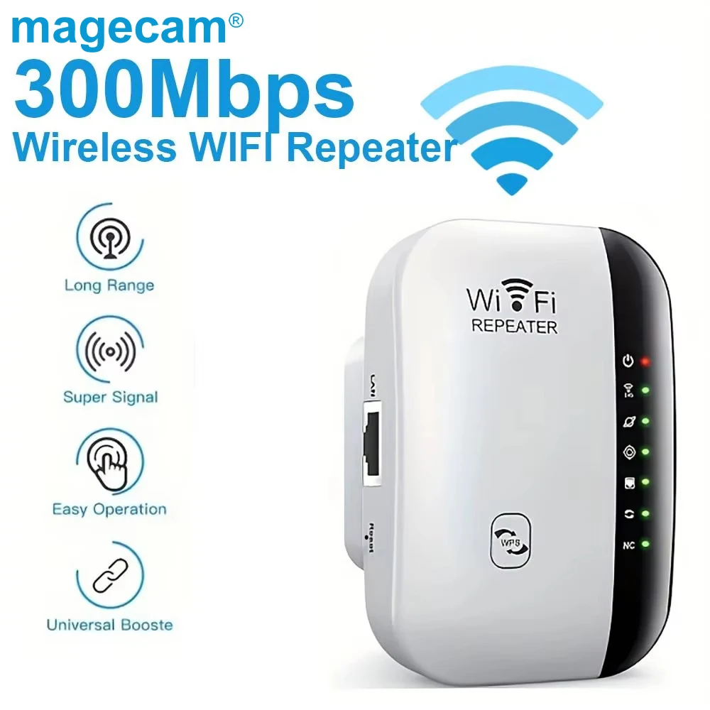

Magecam 300 Мбит/с Wi-Fi повторитель Wi-Fi удлинитель усилитель Wi-Fi усилитель сигнала Wi-Fi 802.11N беспроводной повторитель Wi-Fi дальнего действия для ПК