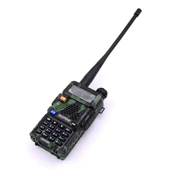 BAOFENG UV5R Walkie Talkie Camouflage Green 128CH Radio FM VHF UHF Dual Standby Display HAM comunicazione Wireless amatoriale