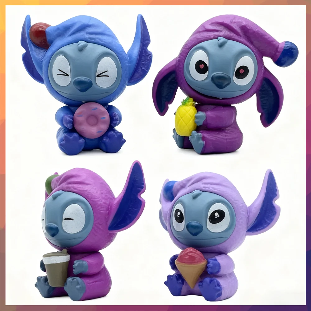 ของเล่นสติทช์ สมูร์ฟส์ แบบกล่องสุ่ม รุ่นรถผลไม้หวาน ของตกแต่งโต๊ะทำงาน เปิดได้แบบสุ่ม ของขวัญวันคริสต์มาสและวันเกิด