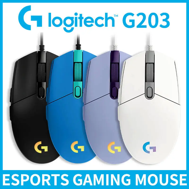 Mysz Logitech serii G102, mysz do gier e-sportowych, wiele modeli, wydajna mysz biurowa G304/G203/MX Anywhere 3S/M750/M650