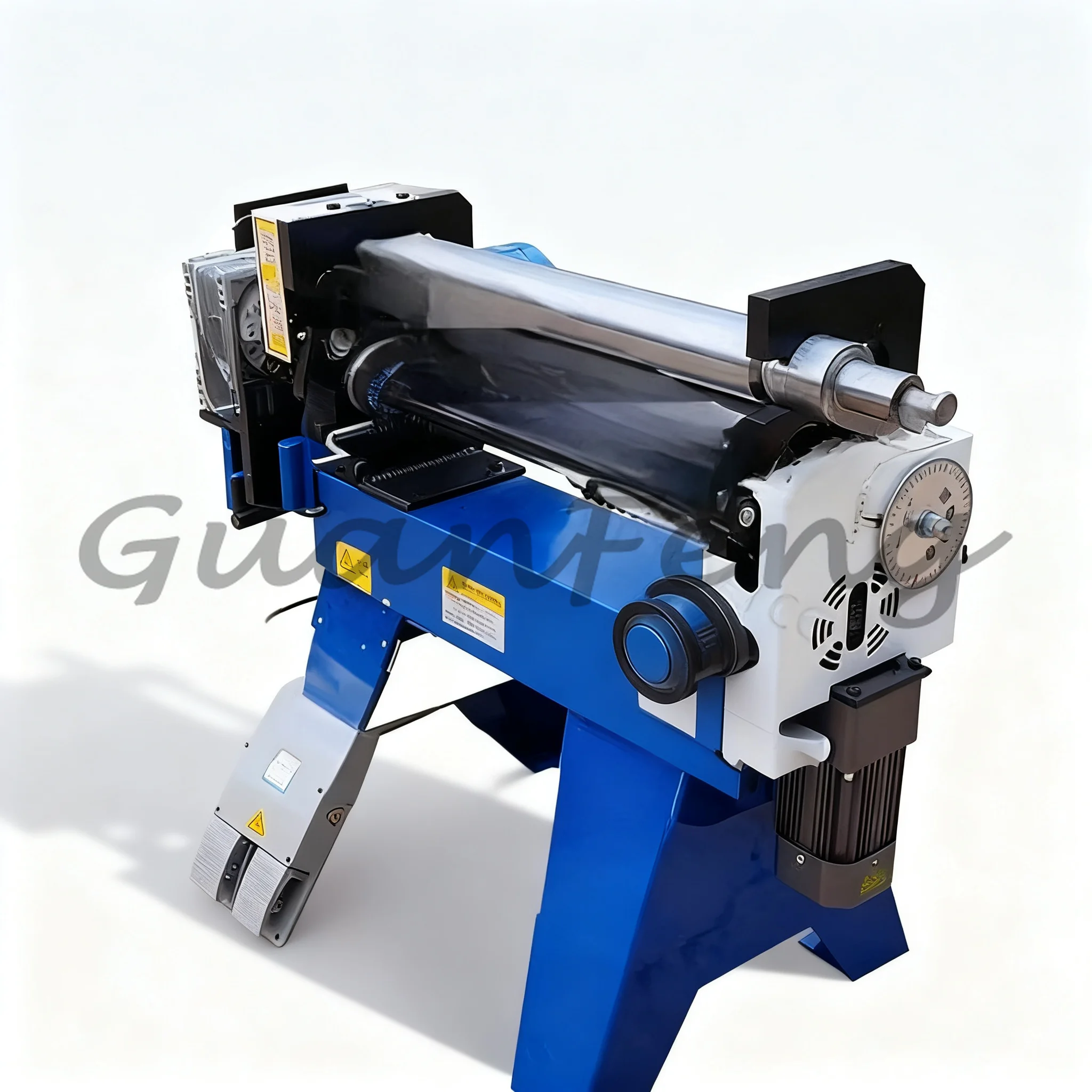 Small Portable Electric Plate Roll Bender, Sheet Metal Rolling Machine, Forming Stainless Iron & Aluminum Round Tube