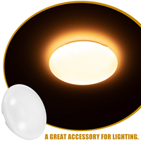 2 Pcs Round Ceiling Light Cover Accessories Replacement PC Material Universal Decorative Lighting Diffuser For