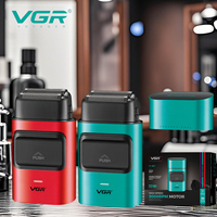 VGR Shaver Professional Shaving Machine 9000 RPM Electric Razor Beard Trimmer Reciprocating Razor Portable Shaver for Men V-307