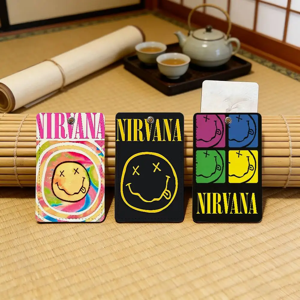 

Ремешок N-nirvanaES улыбка автобус домик карта доступа защитный чехол школьный прямоугольный брелок из искусственной кожи ID бестселлеры