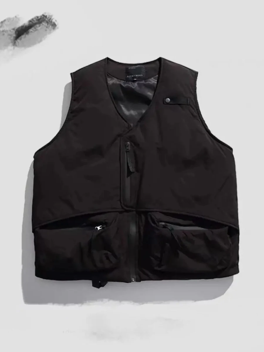 American Retro Cotton Vest Men's Inner Trendy Functional Style INS