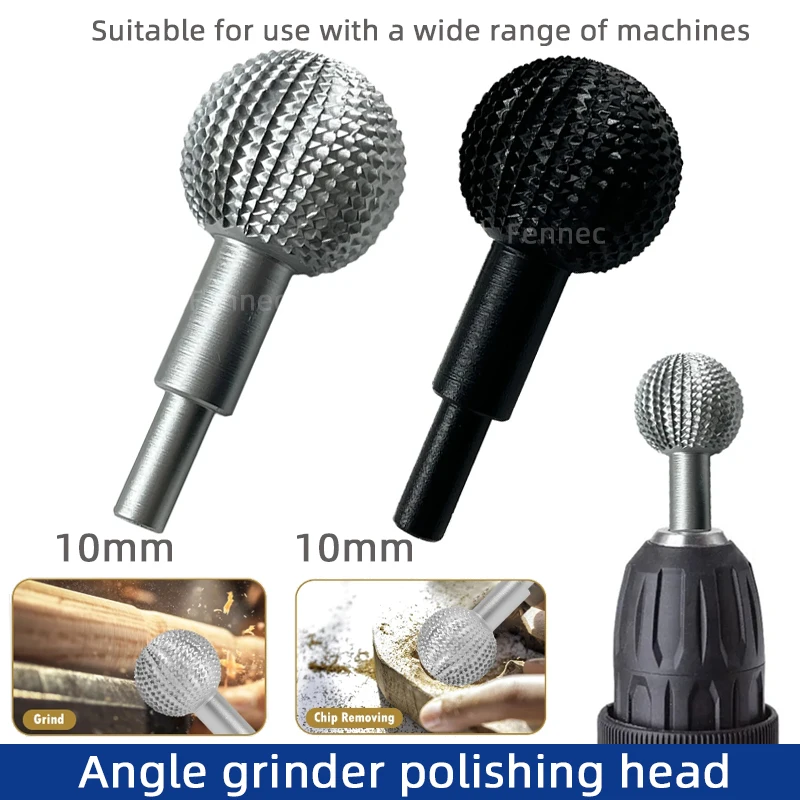 Sphere Rotary Woodworking Spherical Thorn Plate Carbon Steel Burr Ball Rotary Carving Ball Gouge Angle Grinding Head Grinding