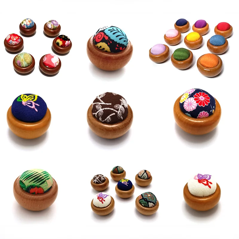 

Лидер продаж, подушечка для игольной шпильки из цельного дерева, подушечка для иглы «сделай сам», высококачественный инструмент для вышивки крестом ручной работы, тканевая сумка для булавок