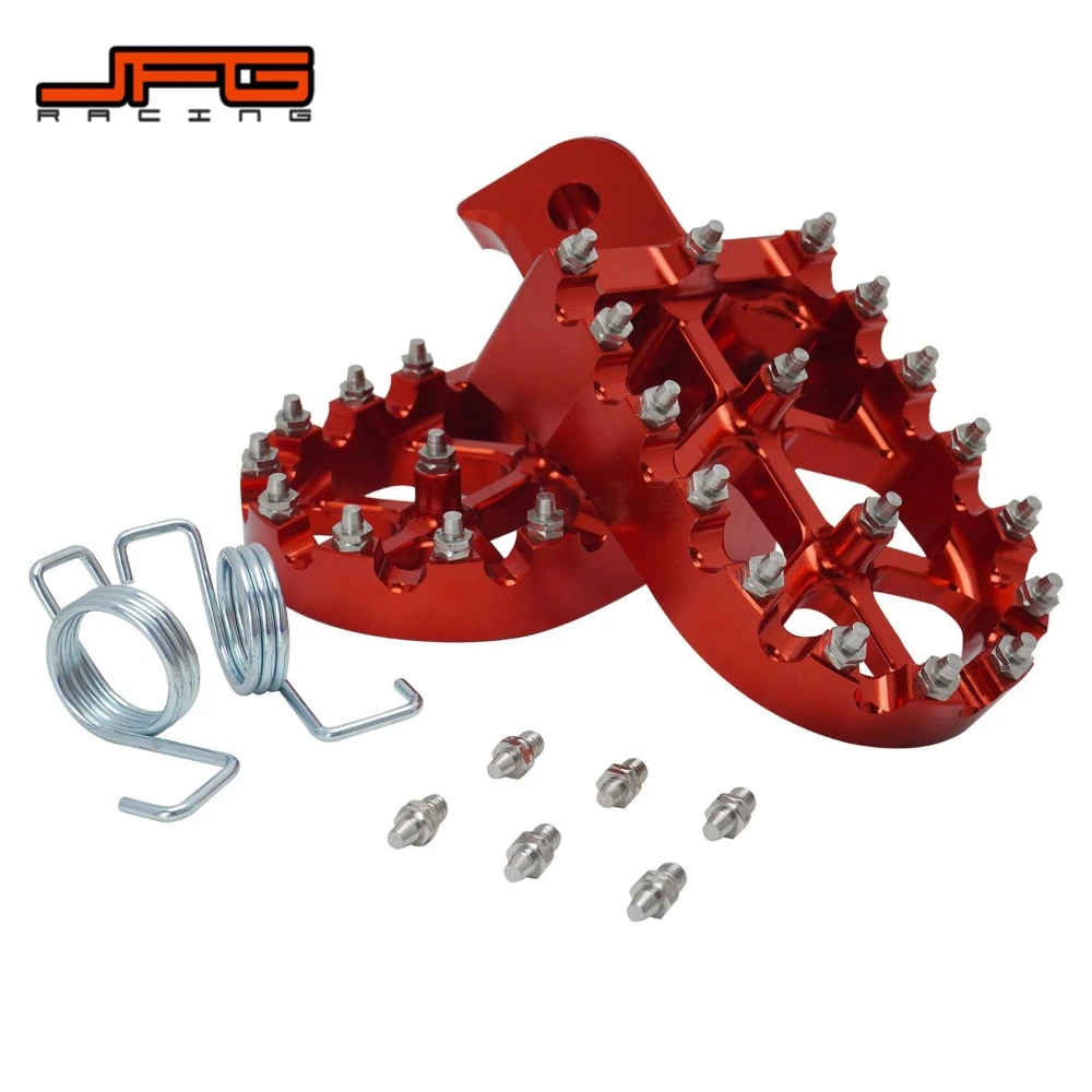 For TW200 PW50 PW80 TTR90 CRF KLX110 Motorcycle Foot Pegs Footrest Pedals Replacement Motorbike Accessories Dirt Bike Anti-Slip