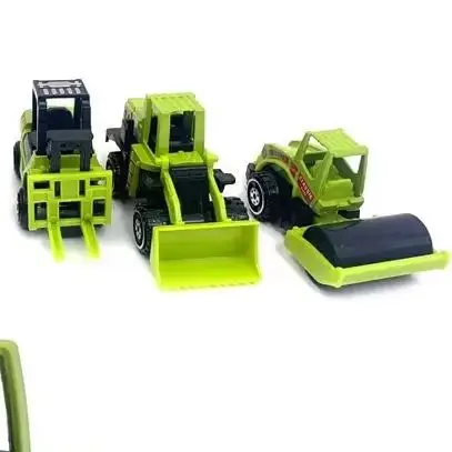 

6 шт./компл. развивающие игрушки из сплава, пластика, инженерный грузовик, строительная модель автомобиля, погрузчик, трактор, экскаватор для детей, подарки