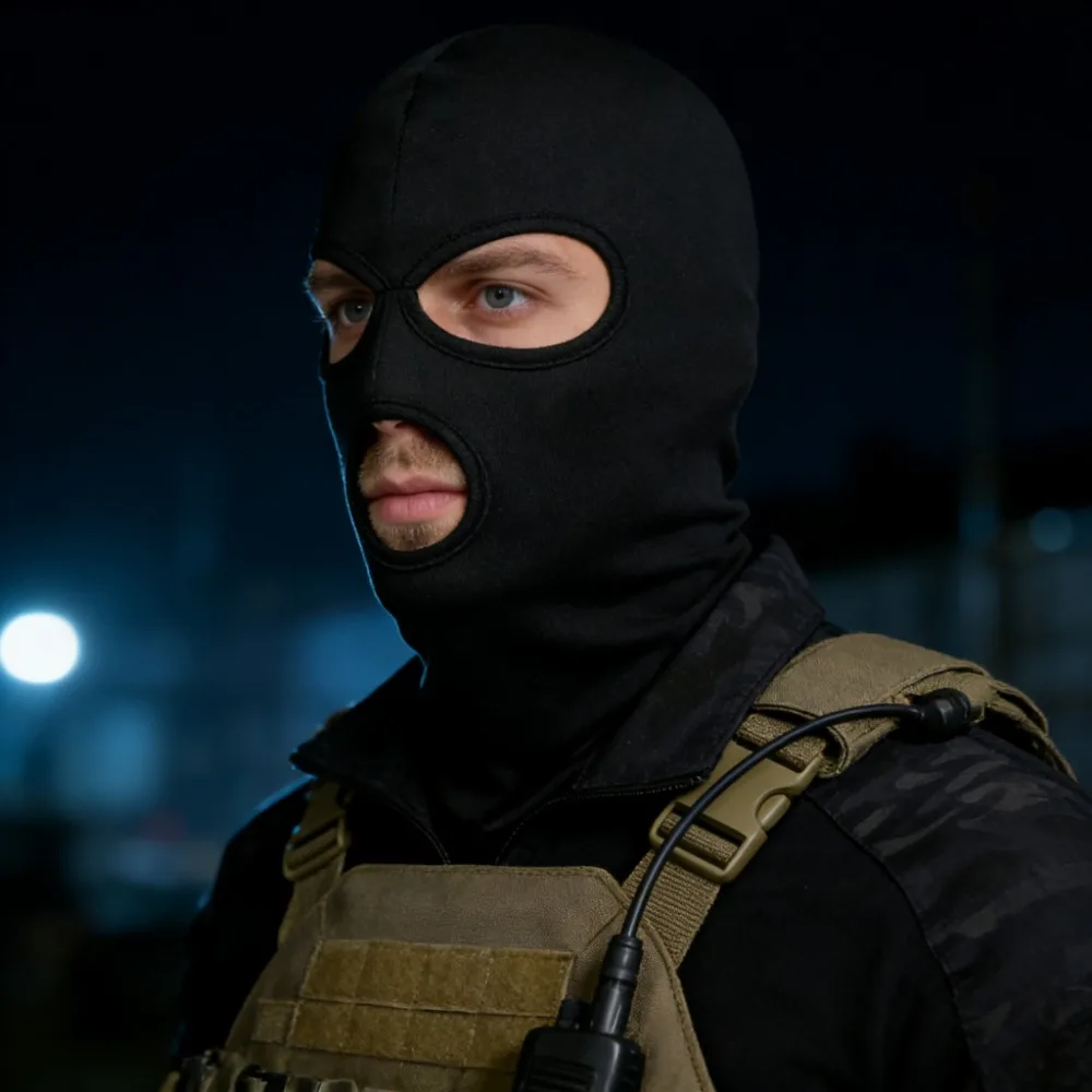 

Winter Windproof Balaclava Full Face Mask, Thermal Neck Hood for Motorcycle Skiing, Outdoor Face Cover for Men