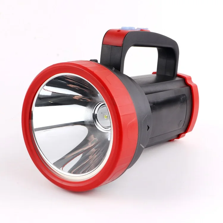 High Lumen 4000mAh Battery Flashlight Work Light Spotlight LED Outdoor Searchlight