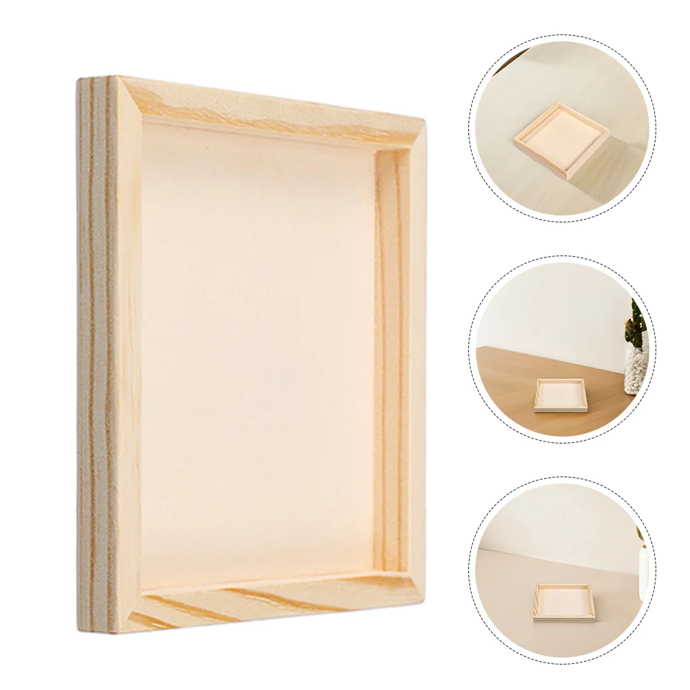 

8 шт. 3D лоток-головоломка, деревянный органайзер для сортировки и хранения деталей, натуральная отделка, легкий портативный раствор для хранения поделок