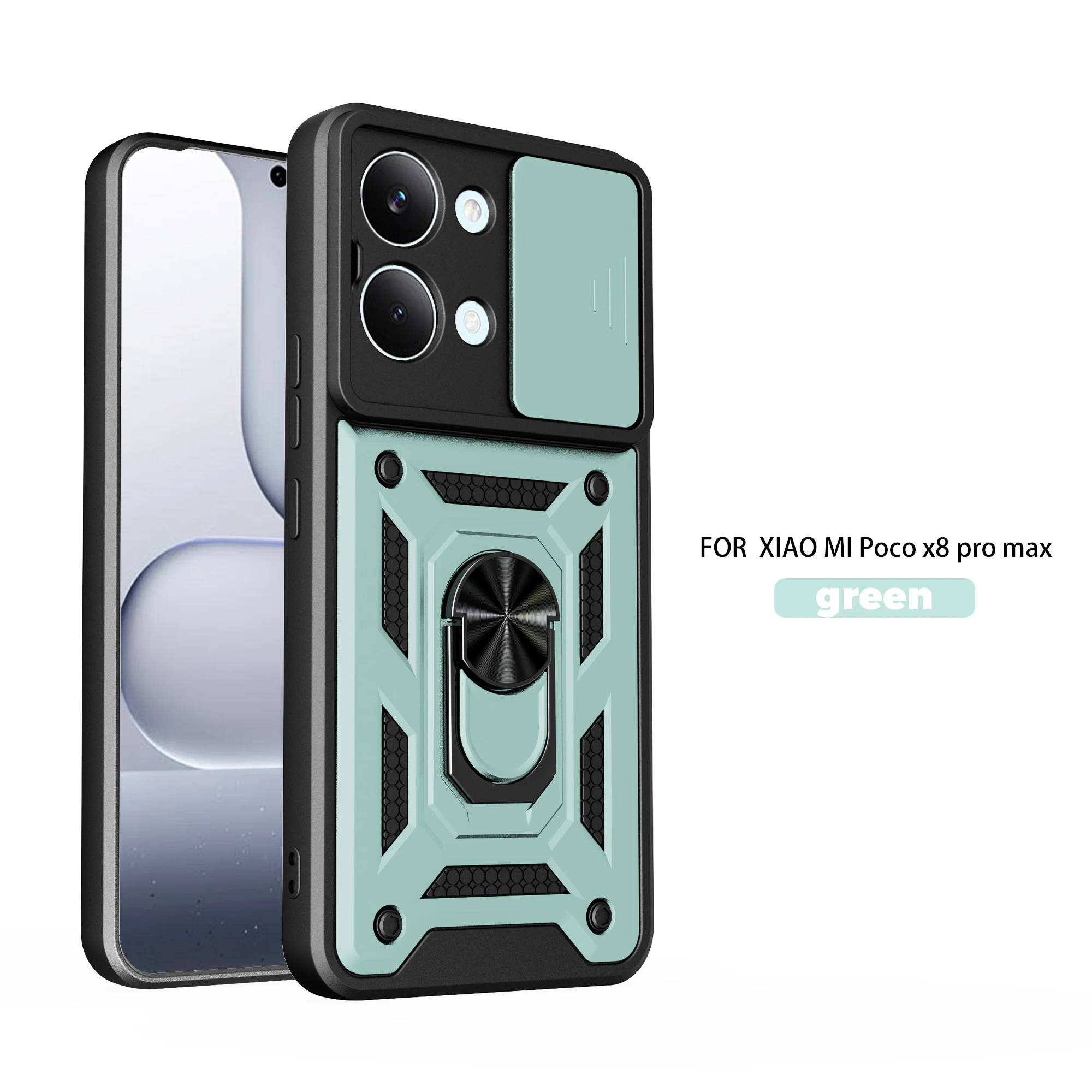 Stoßfeste Panzerhülle für Mi POCO X8 Pro Max Autohalterung Handyhülle für POCO X8 X7 X6 Pro X7 X6 Kameraschutz Fundas