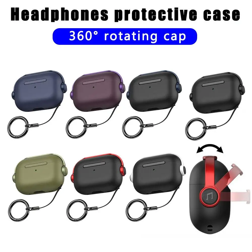 Soft TPU Case For AirPods 4 2024 Earphone Cover For Apple AirPods 4 4th Generation Cases Earphone Protetcive Funda With Hoo X3R5