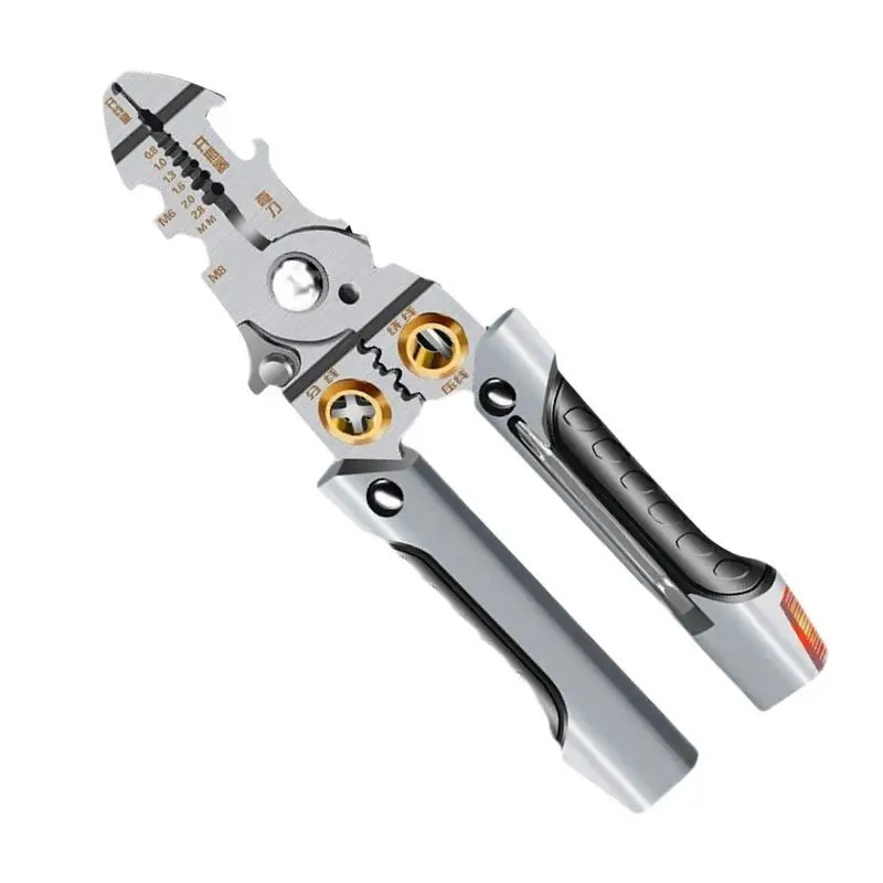 

Multifunction Wire Plier Tool Multifunctional Electricion Pliers Multi-purpose Professional Wire Stripping Tool Wire Stripper