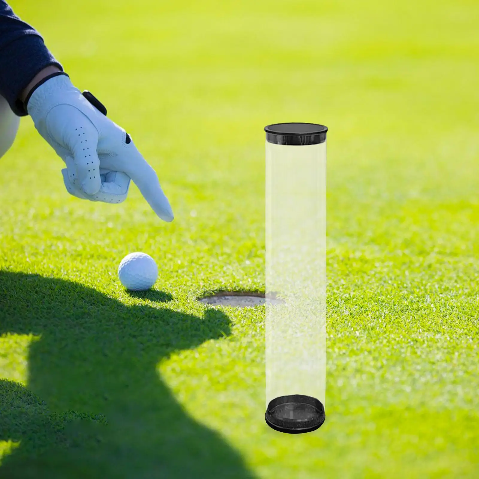 Golf Ball Case Portable Clear Round Anti Scratch Collectible Golf Ball Storage Tube Golf Ball Holder Container Golf Accessories