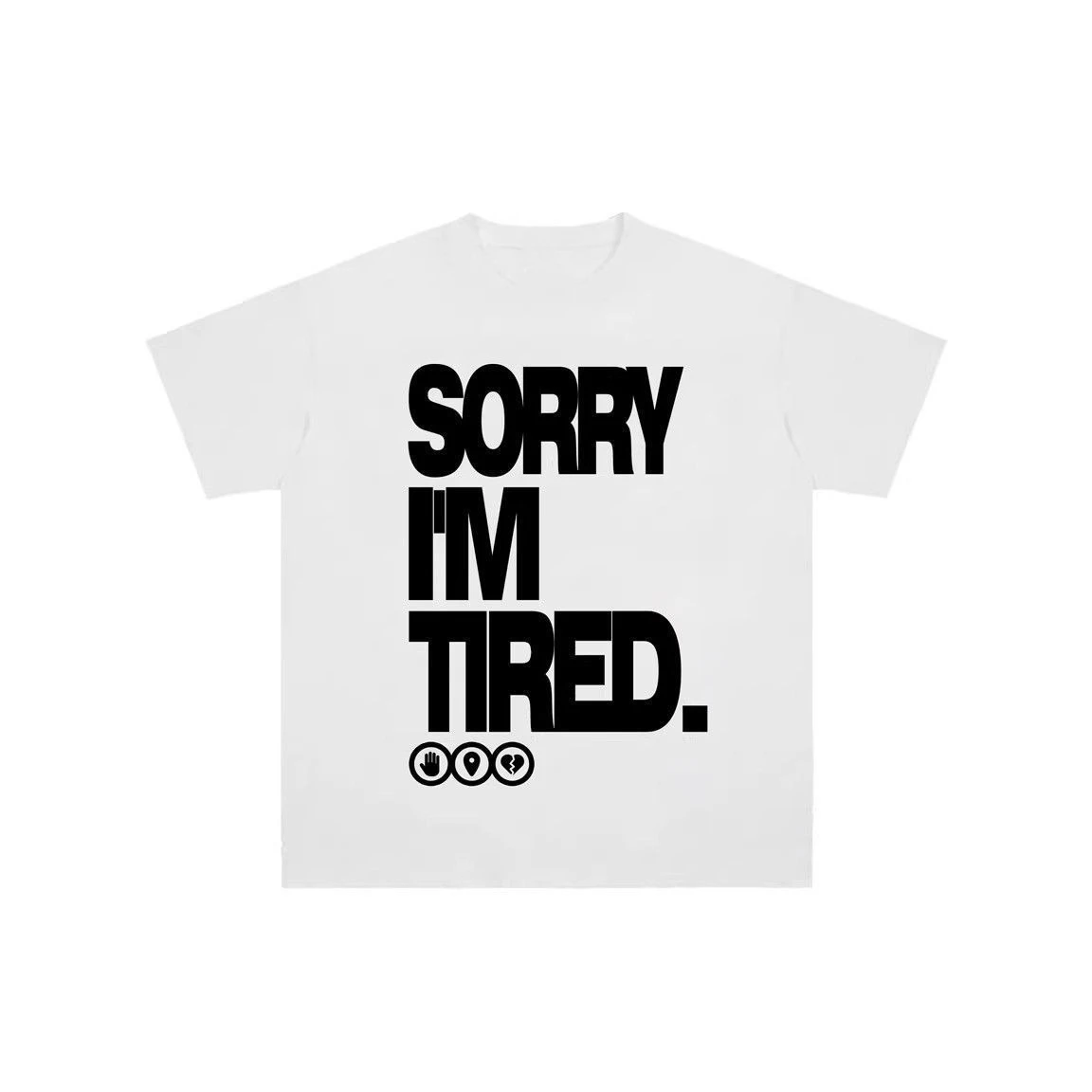 2026 Very Sleepy Letter Short-Sleeved T-Shirt for Men and Women - Cotton Short-Sleeved Men's and Women's Clothing Shirt