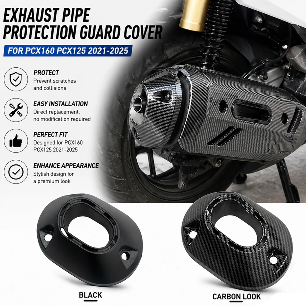 For HONDA PCX160 PCX 160 2021-2025 CLILCK160 Exhaust Tail Cover PCX125 Accessories Motorcycle Accessories for NS150GX NWG150