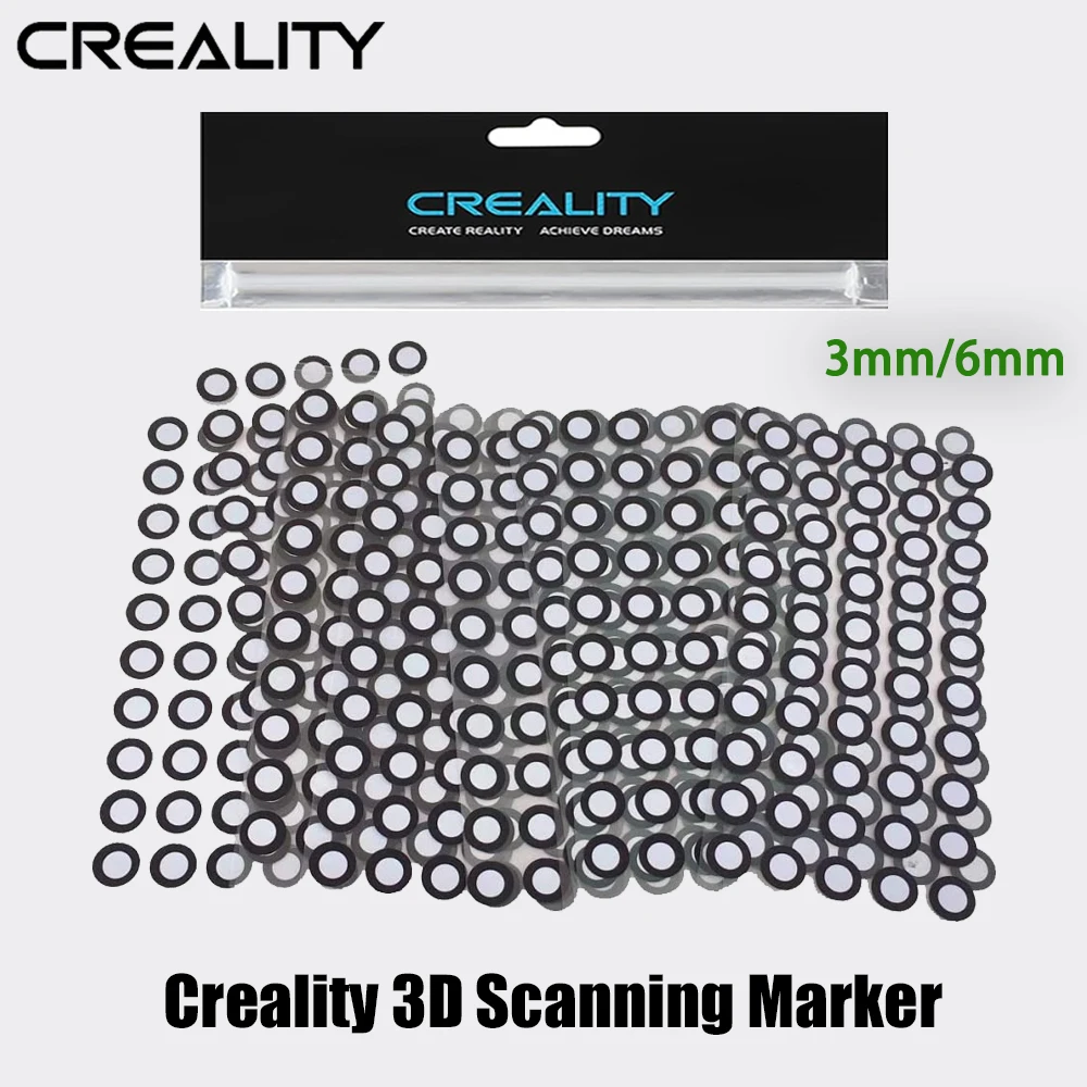 

Creality 3D Scanning Marker for 3D Scanner, 3D Tracking Dot Reference Point Markers for 3D scanning, Diffuse Reflection Markers