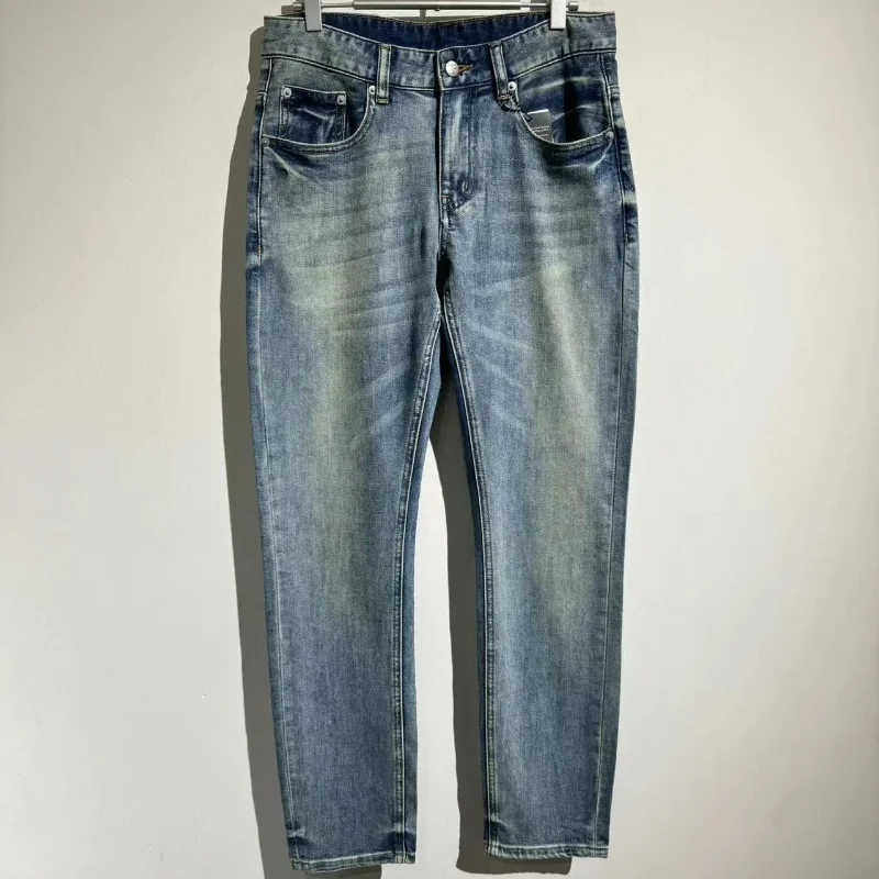 High Street TF 1:1 Best Quality Vintage Design Washed Jeans Men Trousers Pants Y2k Traf Streetwear Clothing Techwear Clothes