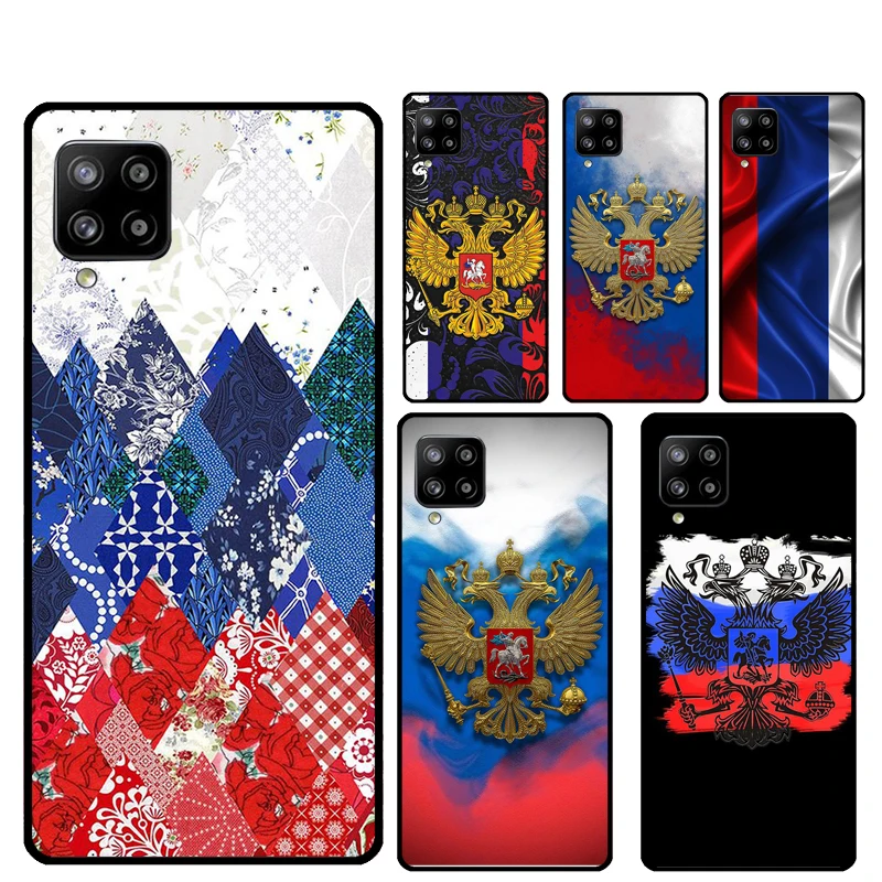Russian Federation Flag For Samsung Galaxy A56 A36 A26 A16 A05 A06 A22 A32 A52 A54 A34 A14 A55 A15 A53 A33 A35 Case
